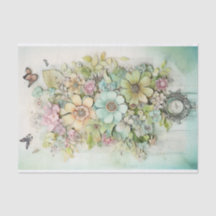 Mischmedien mit Schmetterlingen