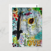 Mischmedien Postkarte (Vorne/Hinten)