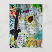 Mischmedien Postkarte (Vorderseite)