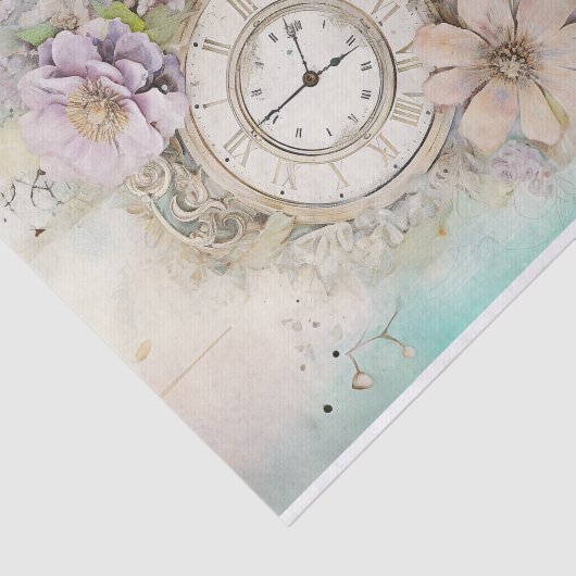 Mischmedien und -uhr seidenpapier (Ausschnitt)