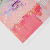 Mischmedienpadel Grunge Decoupage Seidenpapier (Ausschnitt)