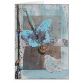 Mischmedienschmetterlingskunst (Vorne)