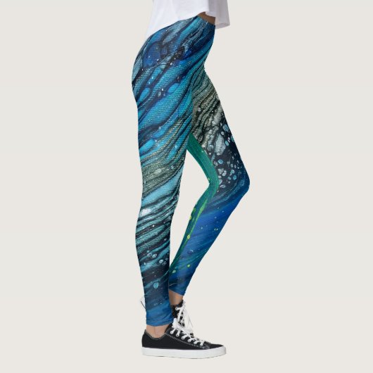 Mischmedium-Mädchen-Acryl gießen Leggings (Rechts)