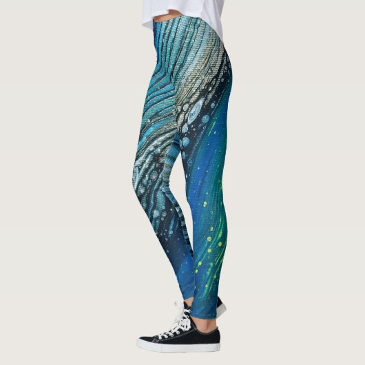 Mischmedium-Mädchen-Acryl gießen Leggings (Links)
