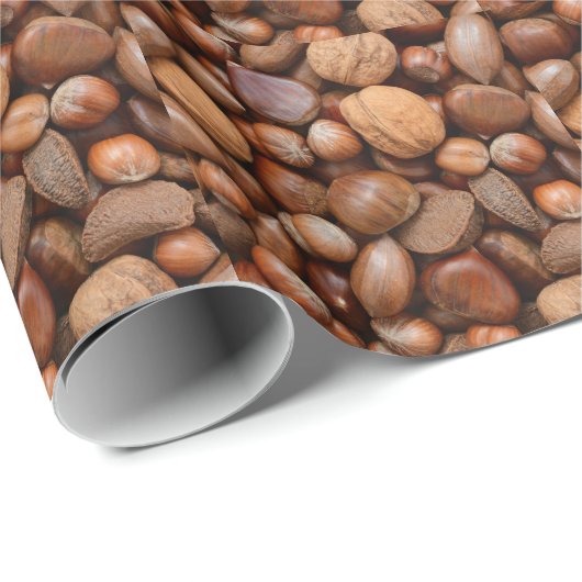 Mischnüsse Geschenkpapier (Rolleneckpunkt)