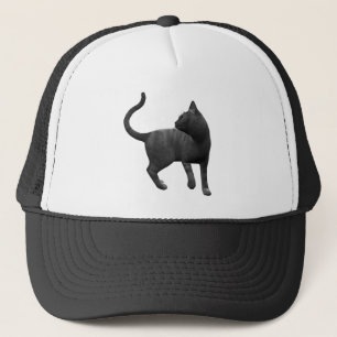 Mischous Black Cat Hat Truckerkappe