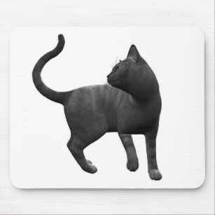 Mischous Black Cat Maus Pad Mousepad