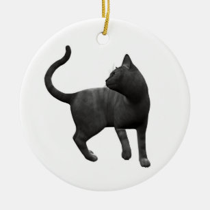Mischous Black Cat Ornament