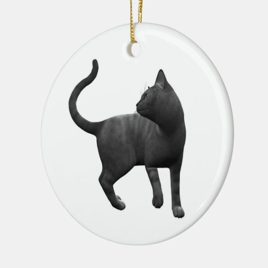 Mischous Black Cat Ornament (Links)