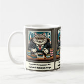 Mischous Meows: Der verrückte Katzenpolitiker Kaffeetasse (Links)