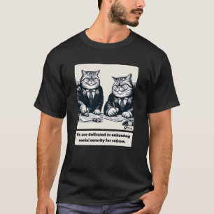Mischous Meows: Der verrückte Katzenpolitiker T-Shirt