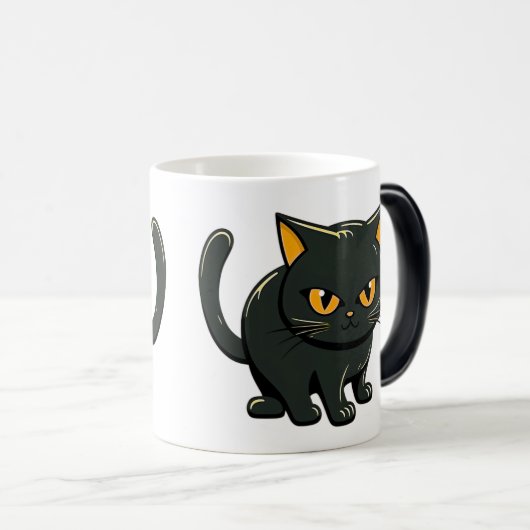 Mischous und Crafty Black Cat Verwandlungstasse (VorderseiteRechts)
