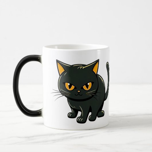 Mischous und Crafty Black Cat Verwandlungstasse (Links)