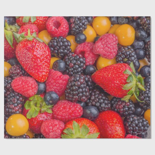 Mischpapier für Berries Geschenkpapier (Flach)