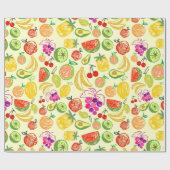 Mischpapier für Früchte Geschenkpapier (Flach)