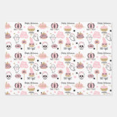 Mischpapier für Halloween-Umschläge Geschenkpapier Set (Vorderseite 3)