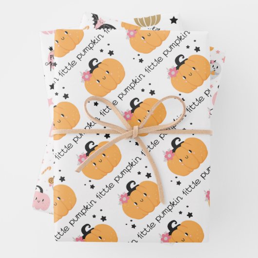 Mischpapier für Halloween-Umschläge Geschenkpapier Set (Beispiel)