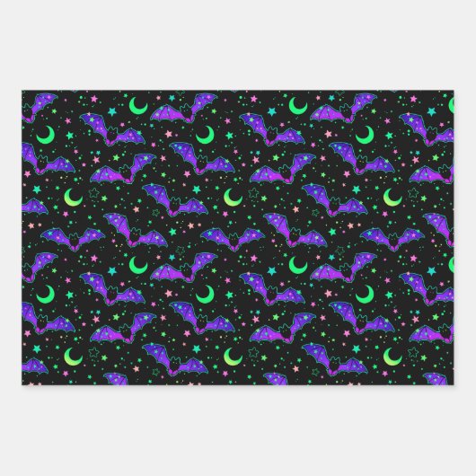 Mischpapier für Halloween-Umschläge Geschenkpapier Set (Vorderseite 3)