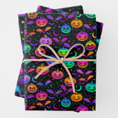 Mischpapier für Halloween-Umschläge Geschenkpapier Set (Beispiel)