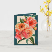 Mischpfingstrosen-Gruß-Karte Karte (Gelbe Blume)