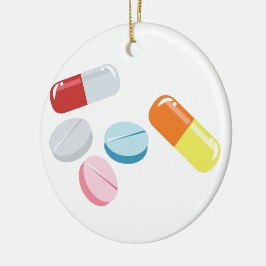 Mischpillen Keramik Ornament (Links)