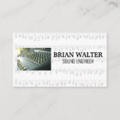 Mischplatte | Musikalische Hinweise Visitenkarte (Vorderseite)