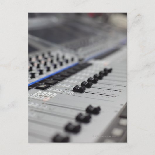 Mischpult Postkarte (Vorderseite)