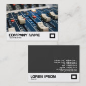 Mischpult Visitenkarte (Vorne/Hinten)