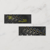 Mischpult-Visitenkarte Mini Visitenkarte (Vorne/Hinten)