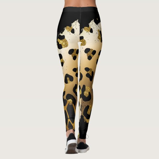 Mischtierdruck Leggings (Rückseite)