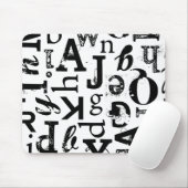 Mischtypographie-Standard Mousepad (Mit Mouse)
