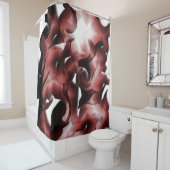 Mischung aus braunem Nebel und schlecht geschnitzt Duschvorhang (Beispiel)