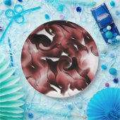 Mischung aus braunem Nebel und schlecht geschnitzt Pappteller (Party)