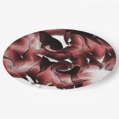 Mischung aus braunem Nebel und schlecht geschnitzt Pappteller (Schrägansicht)