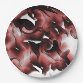 Mischung aus braunem Nebel und schlecht geschnitzt Pappteller (Vorderseite)