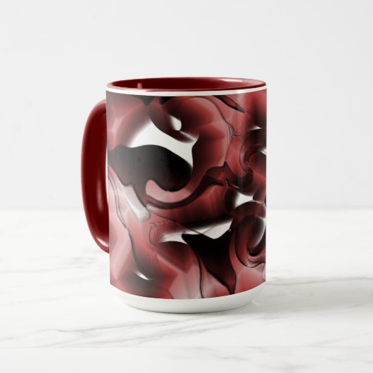 Mischung aus braunem Nebel und schlecht geschnitzt Tasse (Vorderseite Links)