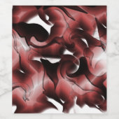 Mischung aus braunem Nebel und schlecht geschnitzt Weinetikett (Einzelnes Label)