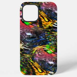 Mischung aus farbenfroher virtueller Kunst, inspir iPhone 12 Pro Max Hülle
