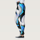 Mischung aus glattem und blauen Neonkurven über Sc Leggings (Links)