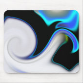 Mischung aus glattem und blauen Neonkurven über Sc Mousepad (Vorne)