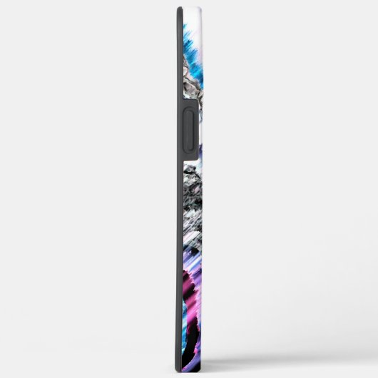 Mischung aus Gradienten und Drizzlen, Zyan und Ros Case-Mate iPhone Hülle (Rückseite / Rechts)