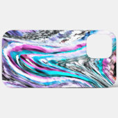 Mischung aus Gradienten und Drizzlen, Zyan und Ros Case-Mate iPhone Hülle (Rückseite (Horizontal))