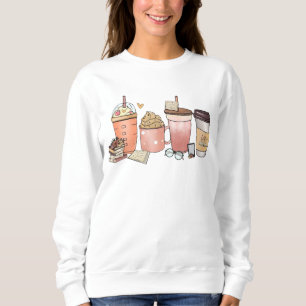 Mischung aus Literatur und Latte Sweatshirt