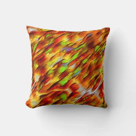 Mischung aus opaken und farbigen Flecken, warme Fa Kissen