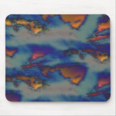Mischung aus orangefarbenem und blauem Farbton mit Mousepad (Vorne)