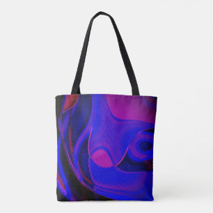 Mischung aus Violett und schlichtem Blau mit abger Tasche