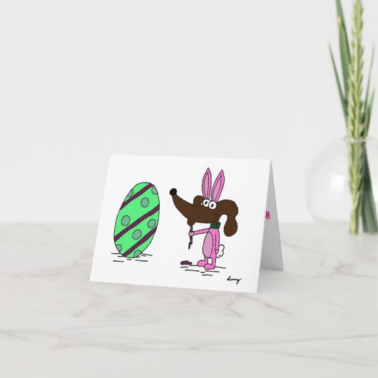 Mischung "Egg-Cent-Oster" individuell anpassbare K Karte (Vorderseite)
