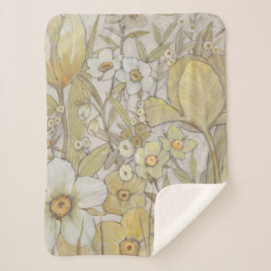 Mischung mit Blumen Sherpadecke