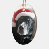 Mischung Sankt Hund-Labrador Rottweiler Keramikornament (Links)