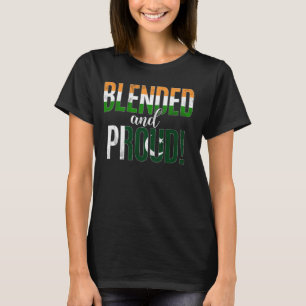 Mischung und stolze Nationalität Halbe Indische Ha T-Shirt